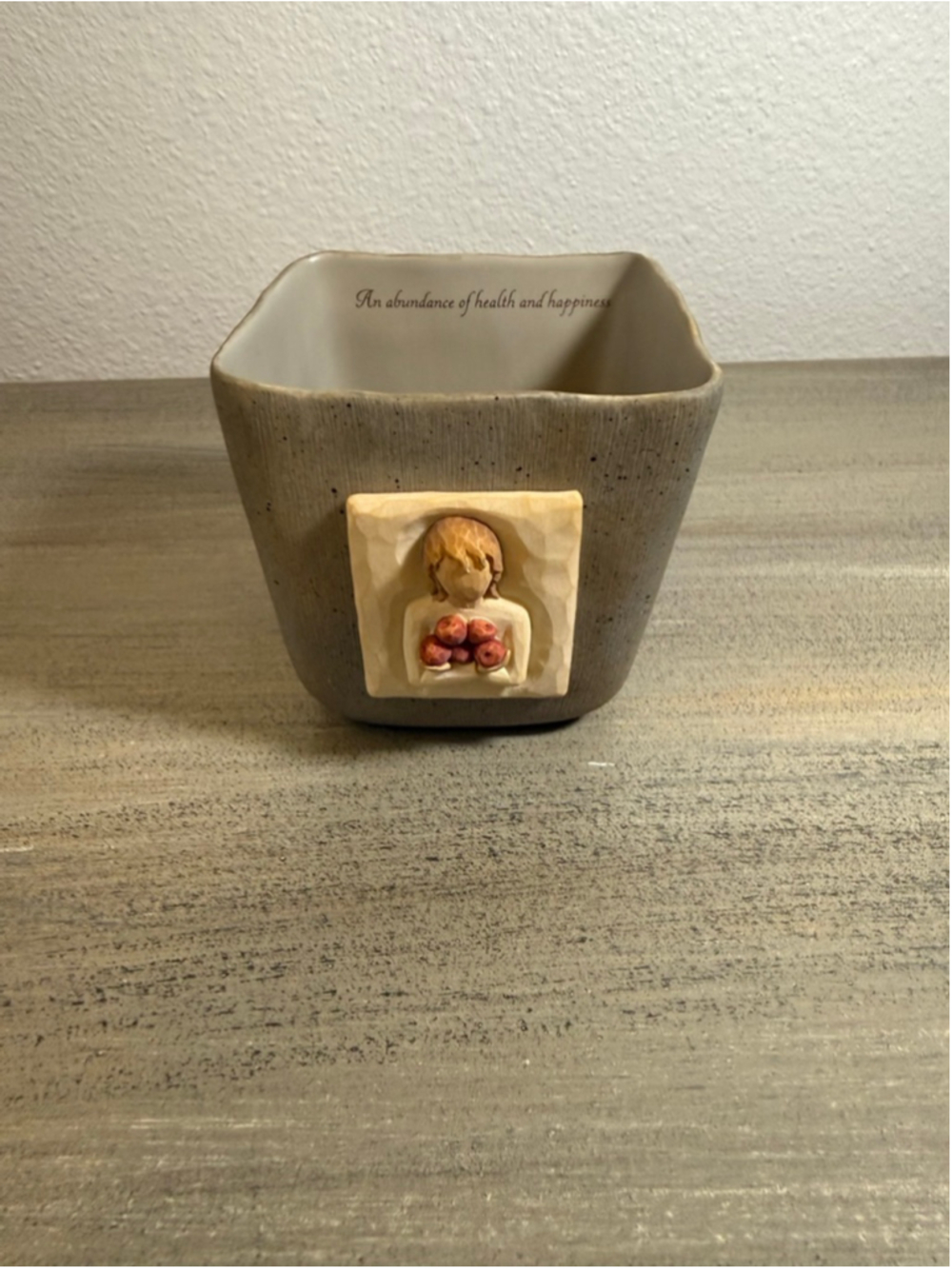 Willow Tree "Good Health" Candleholder planter pencilholder Susan Lordi DEMDACO
